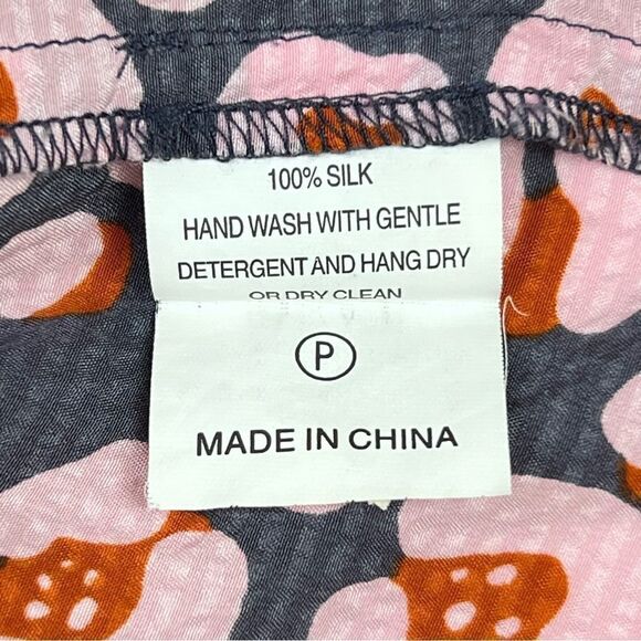 Marie Oliver silk printed long sleeves blouse size S - Picture 6 of 7